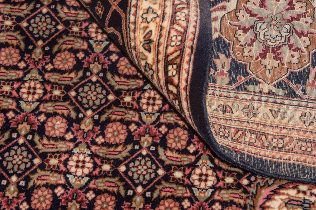 Dywan perski - Tabriz - Królewski - 353 x 252 cm - ciemnoniebieski