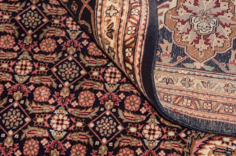 Dywan perski - Tabriz - Królewski - 353 x 252 cm - ciemnoniebieski