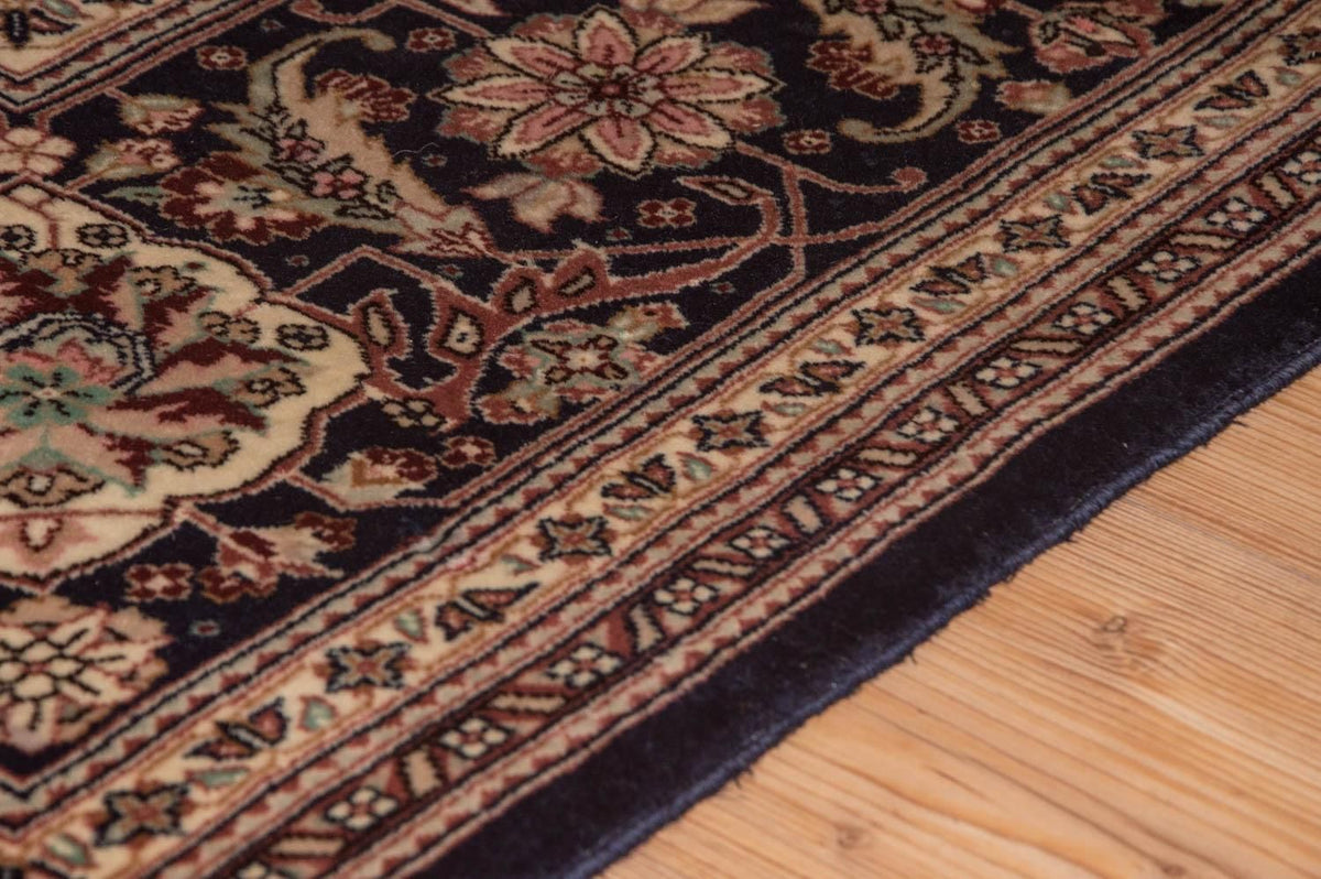 Dywan perski - Tabriz - Królewski - 353 x 252 cm - ciemnoniebieski