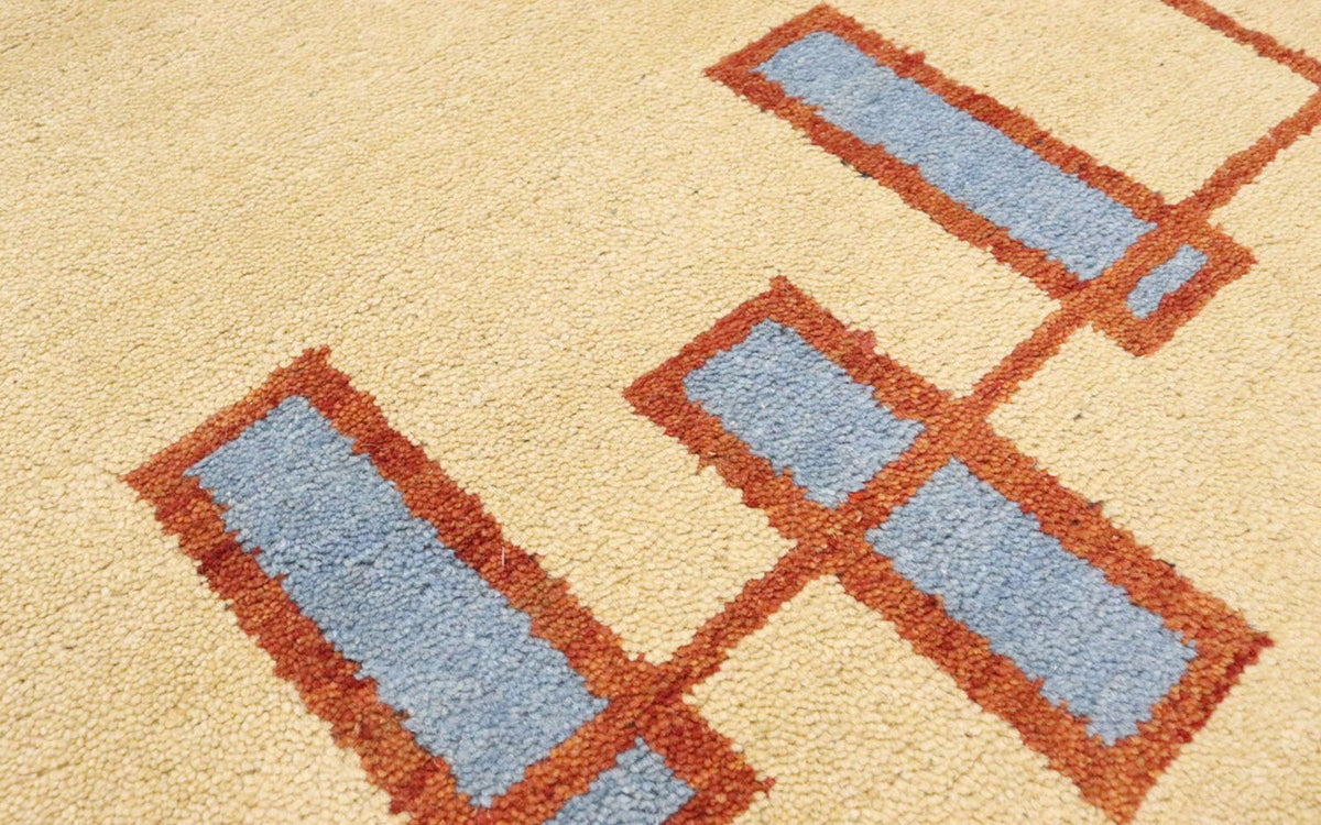 Biegacz Dywan Gabbeh - Indus - 294 x 80 cm - beżowy