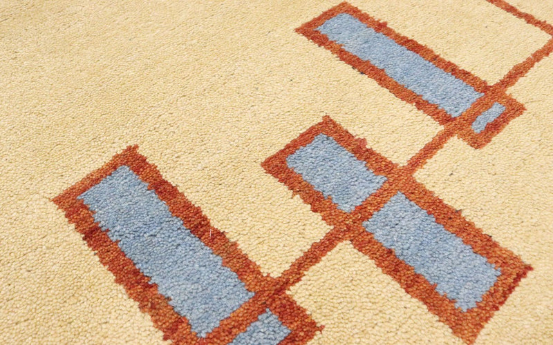 Biegacz Dywan Gabbeh - Indus - 294 x 80 cm - beżowy