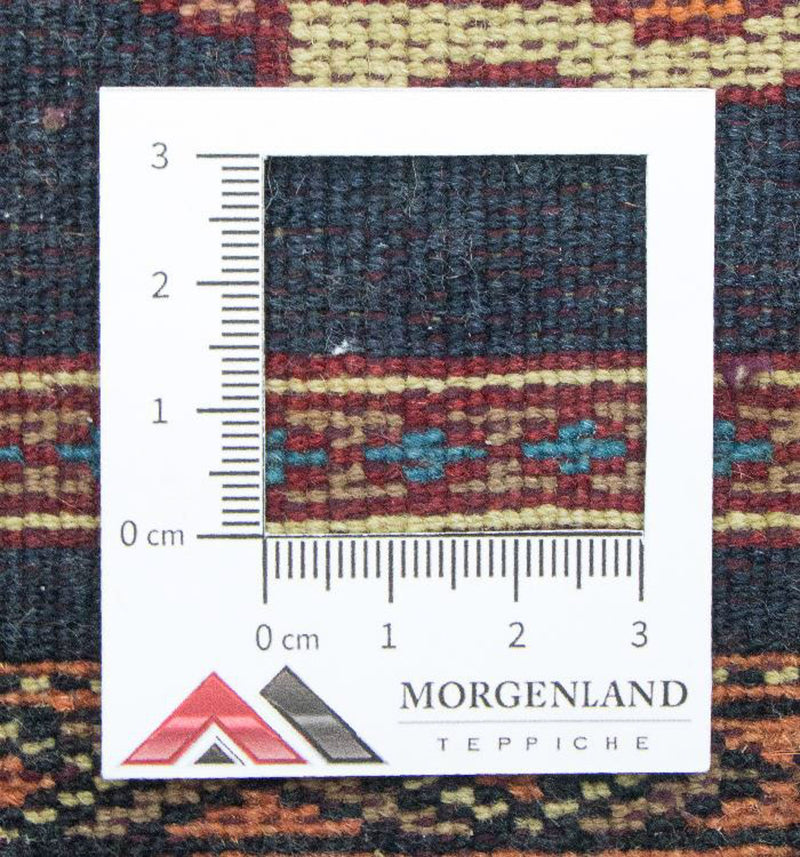 Afgański dywan - Bukhara kwadratowy  - 47 x 44 cm - niebieski