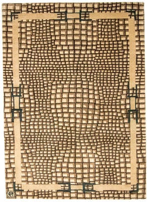 Dywan wełniany - 243 x 170 cm - wielokolorowy