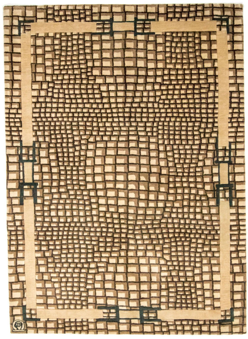 Dywan wełniany - 243 x 170 cm - wielokolorowy