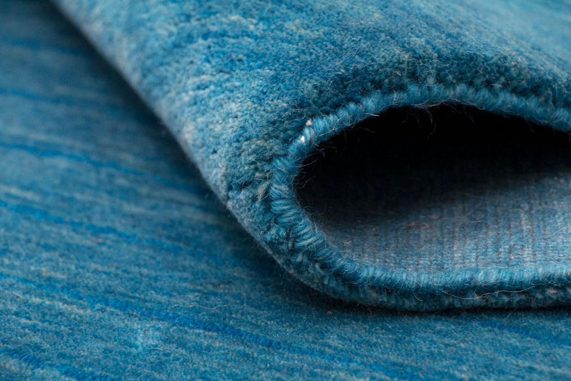 Biegacz Dywan wełniany - 180 x 107 cm - niebieski