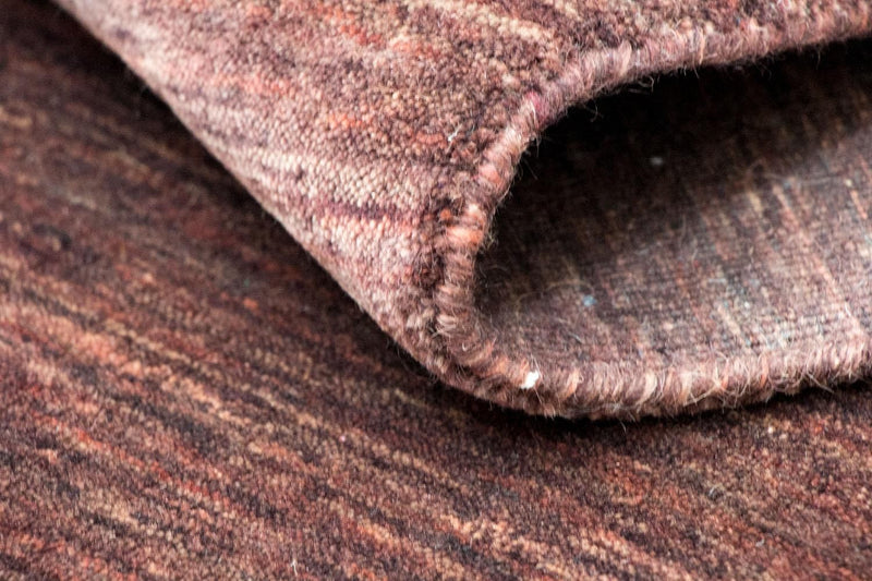 Dywan wełniany - 150 x 104 cm - brązowy