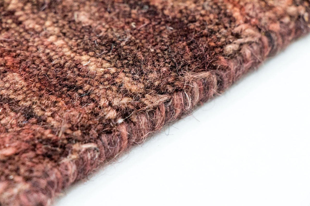 Dywan wełniany - 150 x 104 cm - brązowy