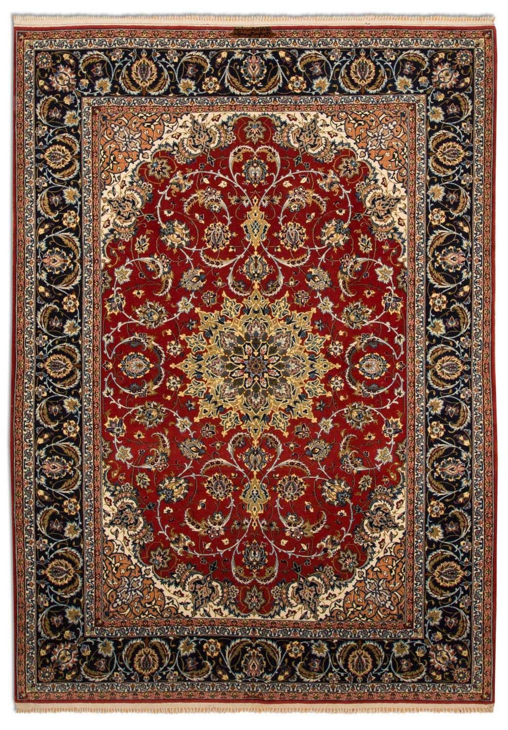 Dywan perski - Isfahan - Premium - 224 x 157 cm - czerwony