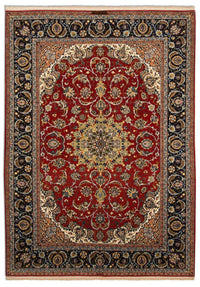 Dywan perski - Isfahan - Premium - 224 x 157 cm - czerwony