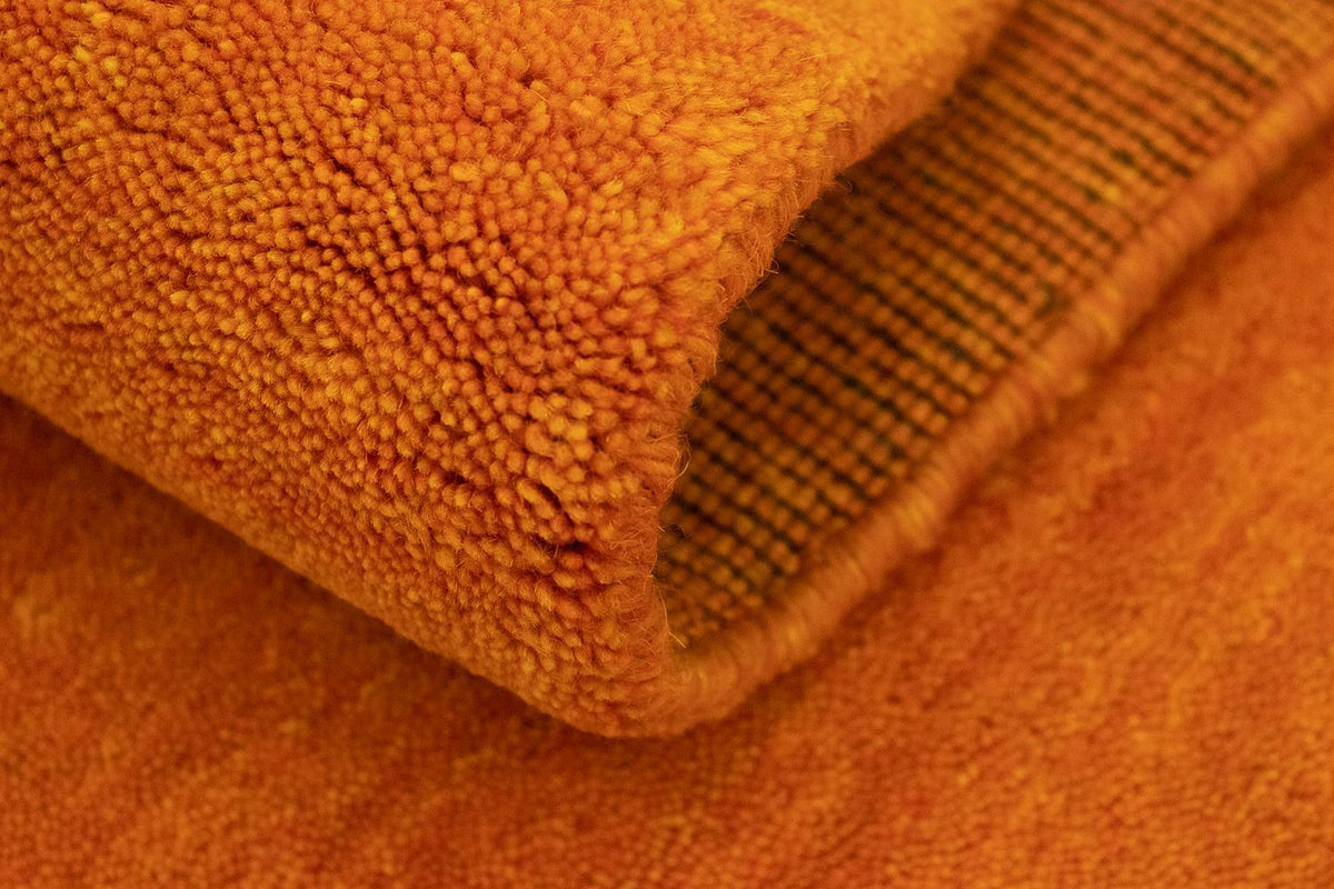 Biegacz Dywan Gabbeh - Indus - 350 x 80 cm - pomarańczowy