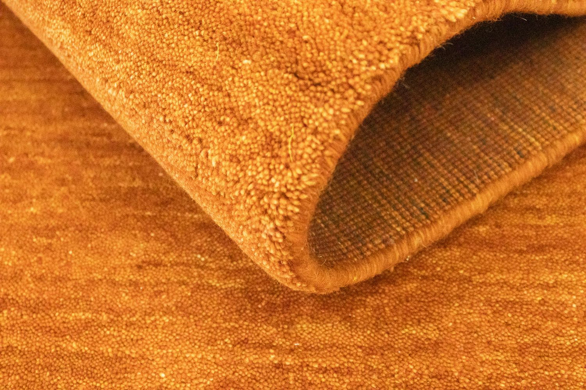 Dywan Gabbeh - Indus kwadratowy  - 250 x 250 cm - pomarańczowy