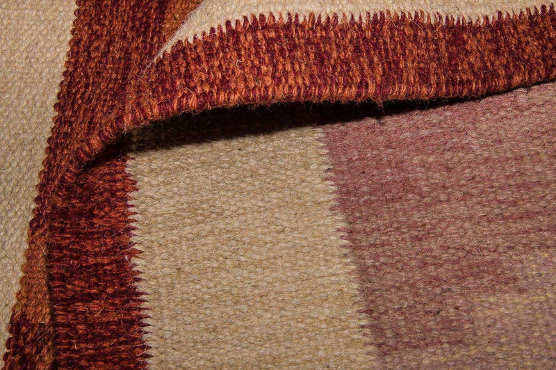 Dywan Kelim - modny - 200 x 140 cm - pomarańczowy