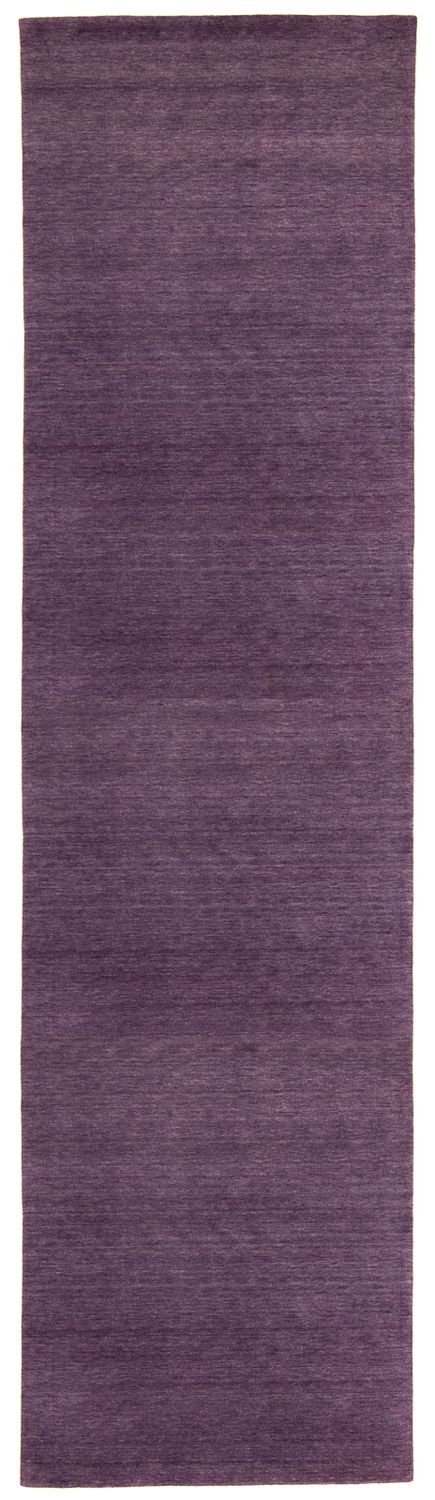 Biegacz Dywan Gabbeh - Indus - 400 x 80 cm - fioletowy