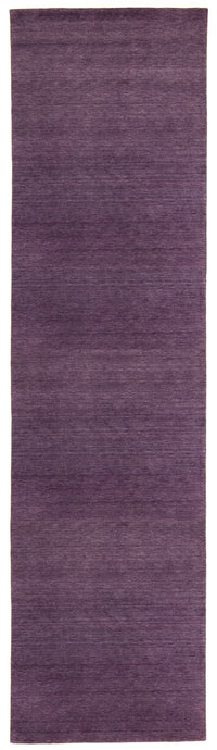 Biegacz Dywan Gabbeh - Indus - 400 x 80 cm - fioletowy