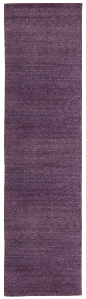 Biegacz Dywan Gabbeh - Indus - 400 x 80 cm - fioletowy