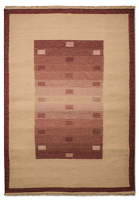 Dywan Kelim - modny - 180 x 120 cm - fioletowy