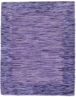 Dywan wełniany - 90 x 60 cm - fioletowy