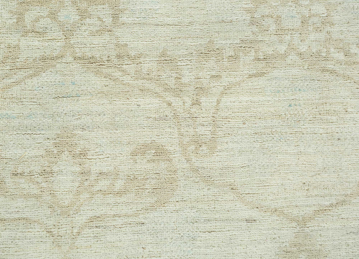 Dywan wełniany - 268 x 188 cm - kremowy