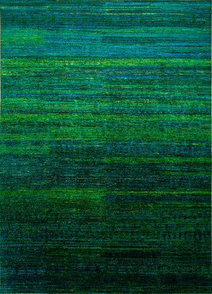 Designerski dywan - 300 x 240 cm - zielona