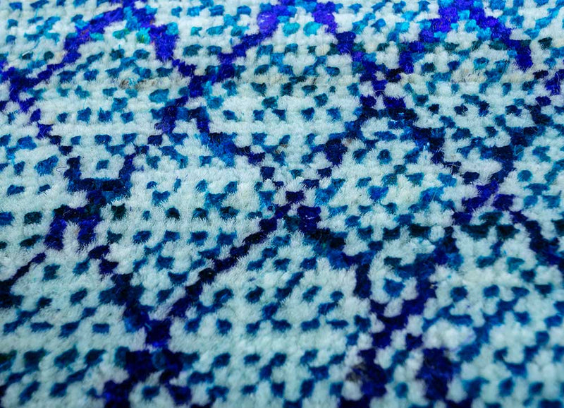 Dywan wełniany - 300 x 240 cm - jasnoniebieski