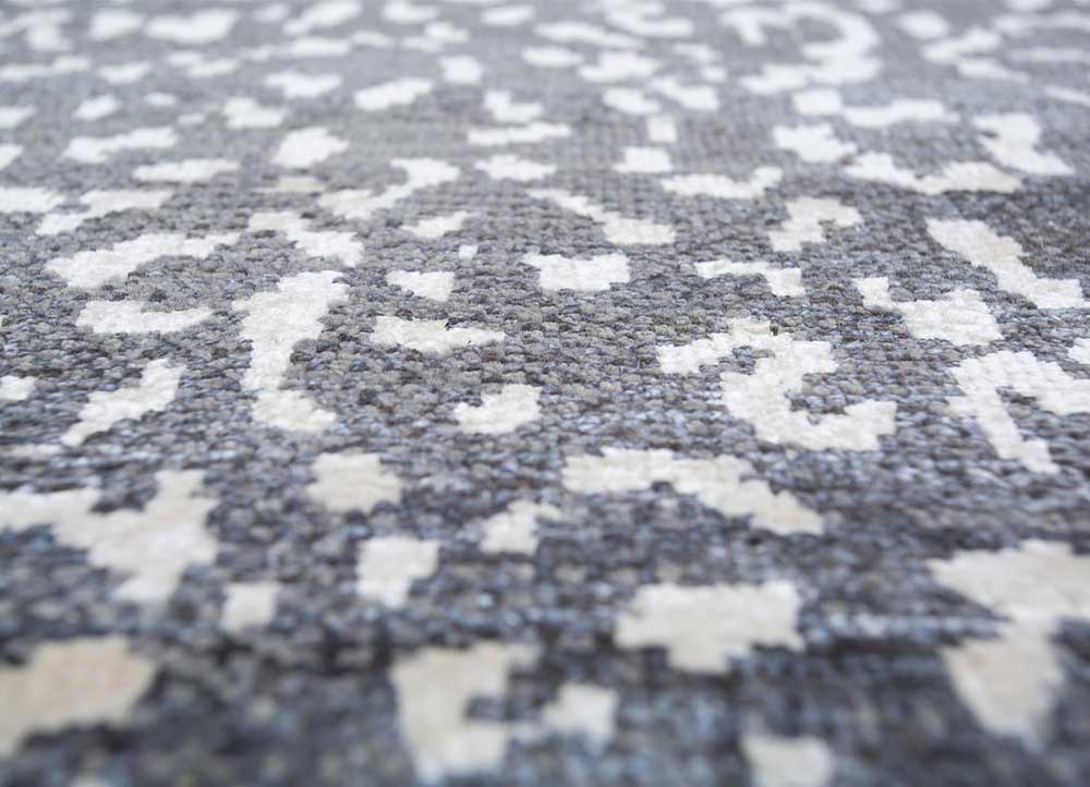 Designerski dywan - 90 x 60 cm - szary