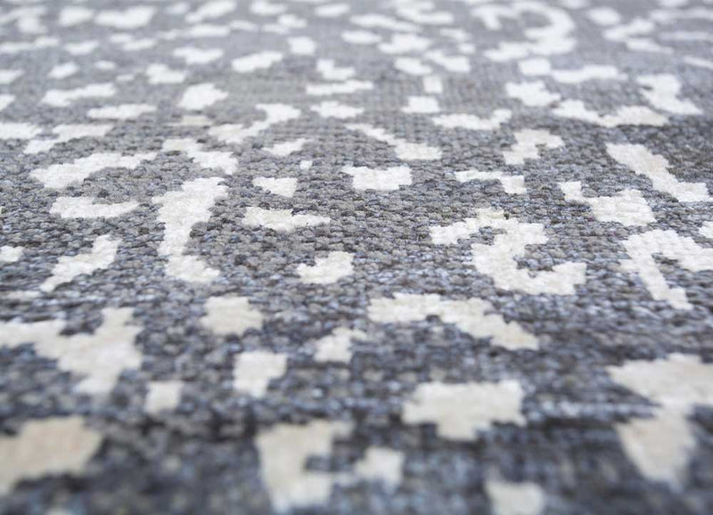 Designerski dywan - 90 x 60 cm - szary