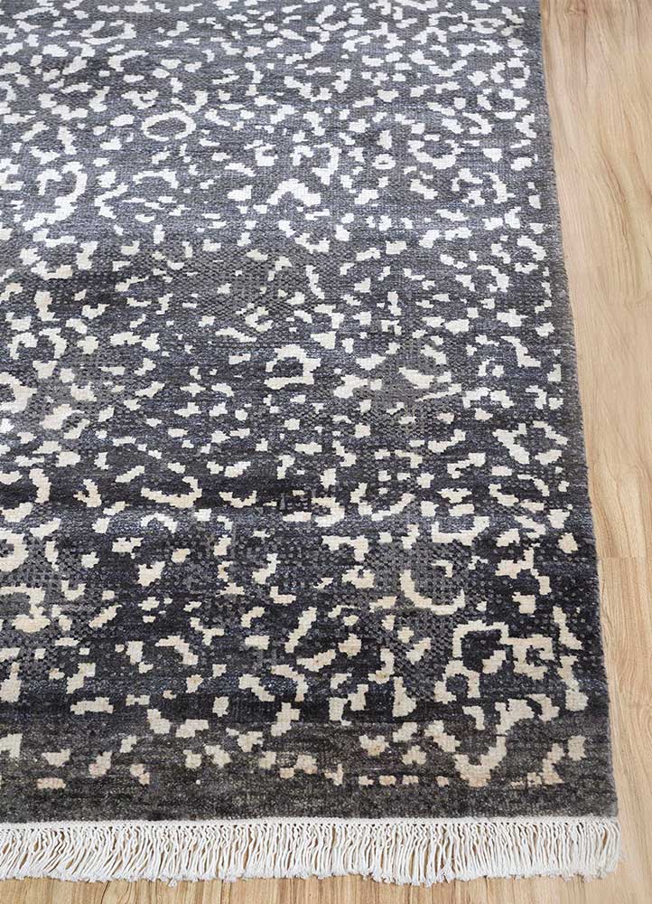 Designerski dywan - 90 x 60 cm - szary