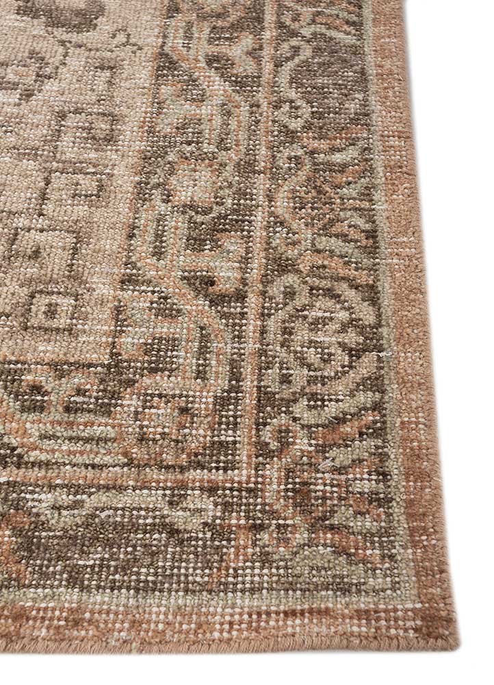 Dywan wełniany - 248 x 158 cm - beżowy