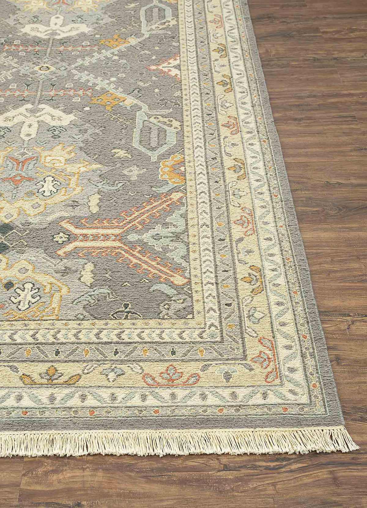 Dywan wełniany - 90 x 60 cm - oliwkowa zieleń