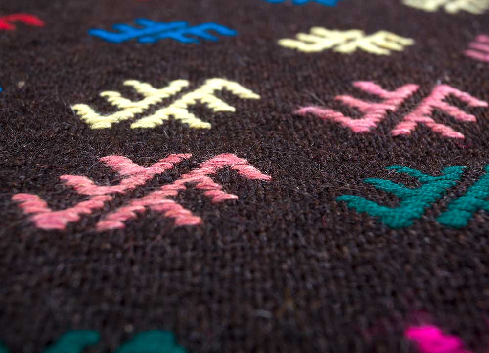 Dywan wełniany - 265 x 165 cm - beżowy