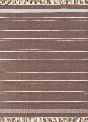 Dywan wełniany - 225 x 150 cm - ciemny camel