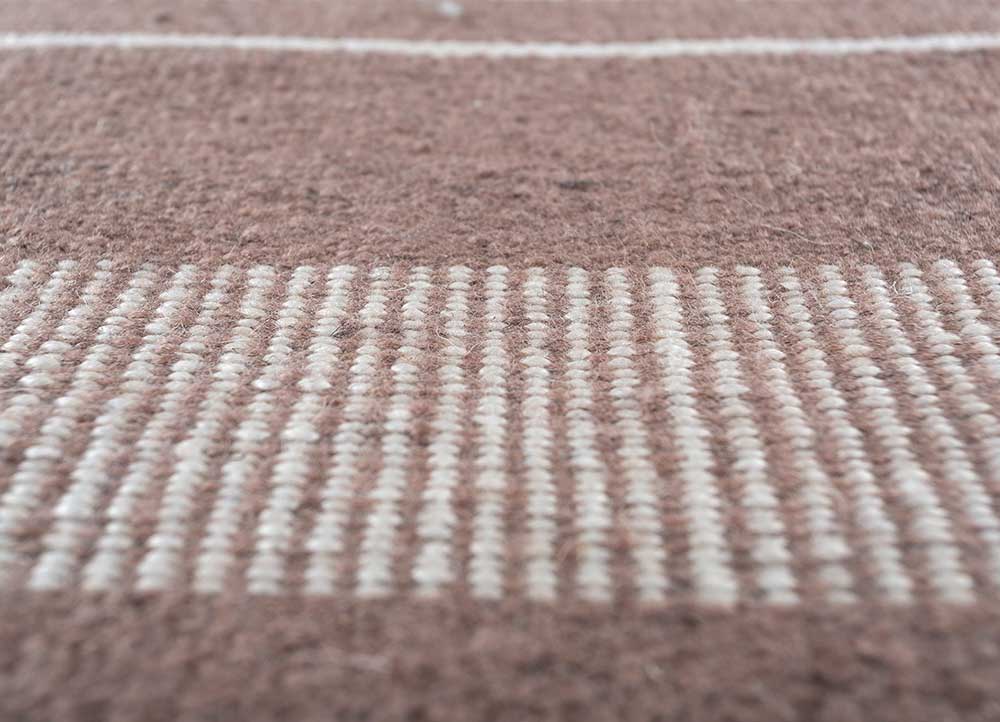 Dywan wełniany - 225 x 150 cm - ciemny camel