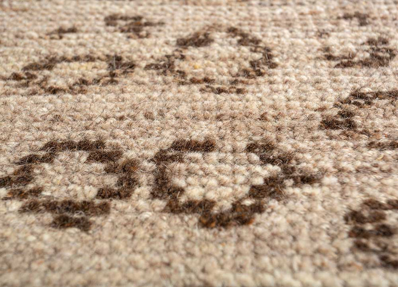 Dywan wełniany - 300 x 225 cm - złoto