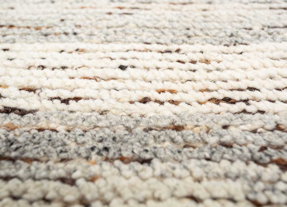 Dywan wełniany - 285 x 255 cm - jasnoszary