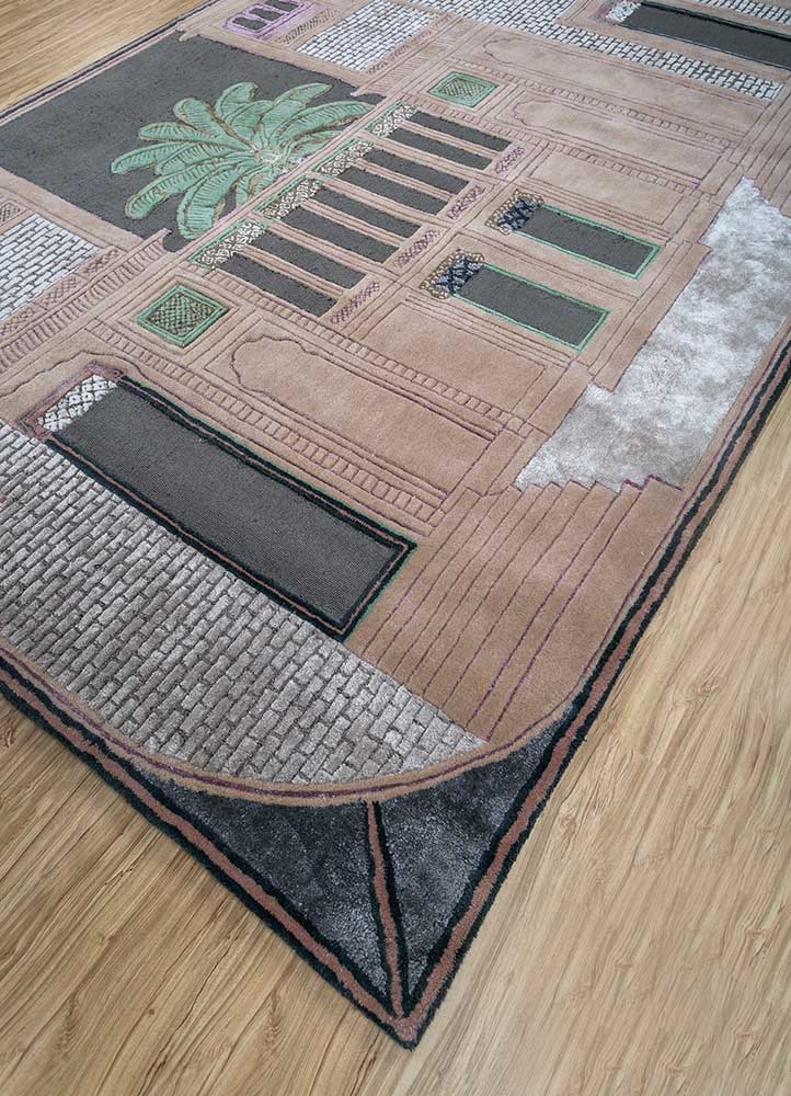 Dywan wełniany - 500 x 205 cm - pomarańczowy