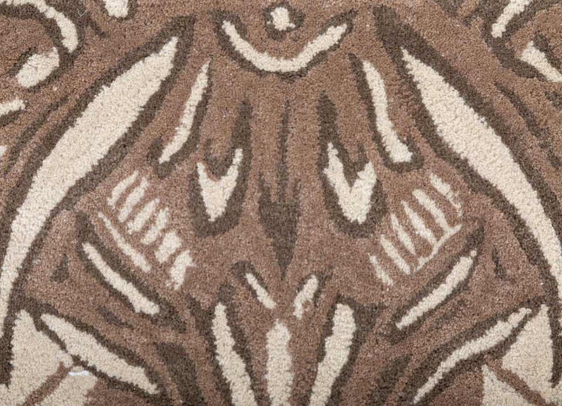 Dywan wełniany - 360 x 195 cm - kremowy