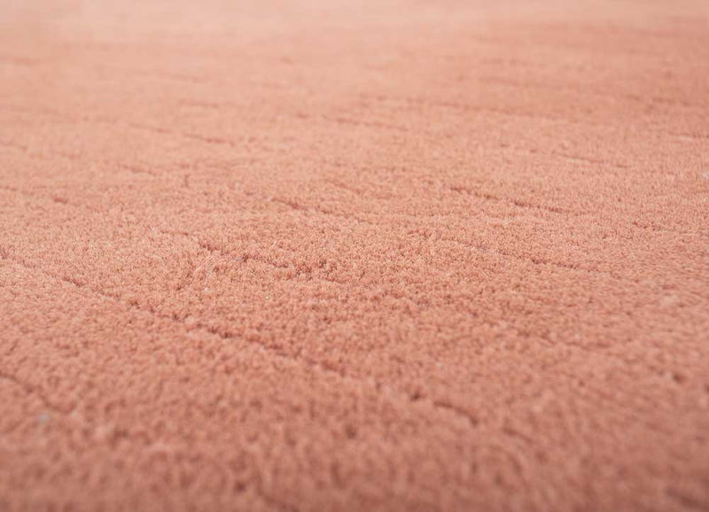 Dywan wełniany - 238 x 168 cm - pomarańczowy