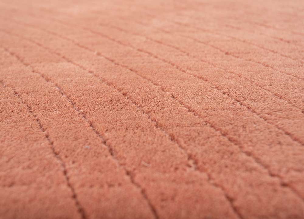 Dywan wełniany - 242 x 163 cm - pomarańczowy