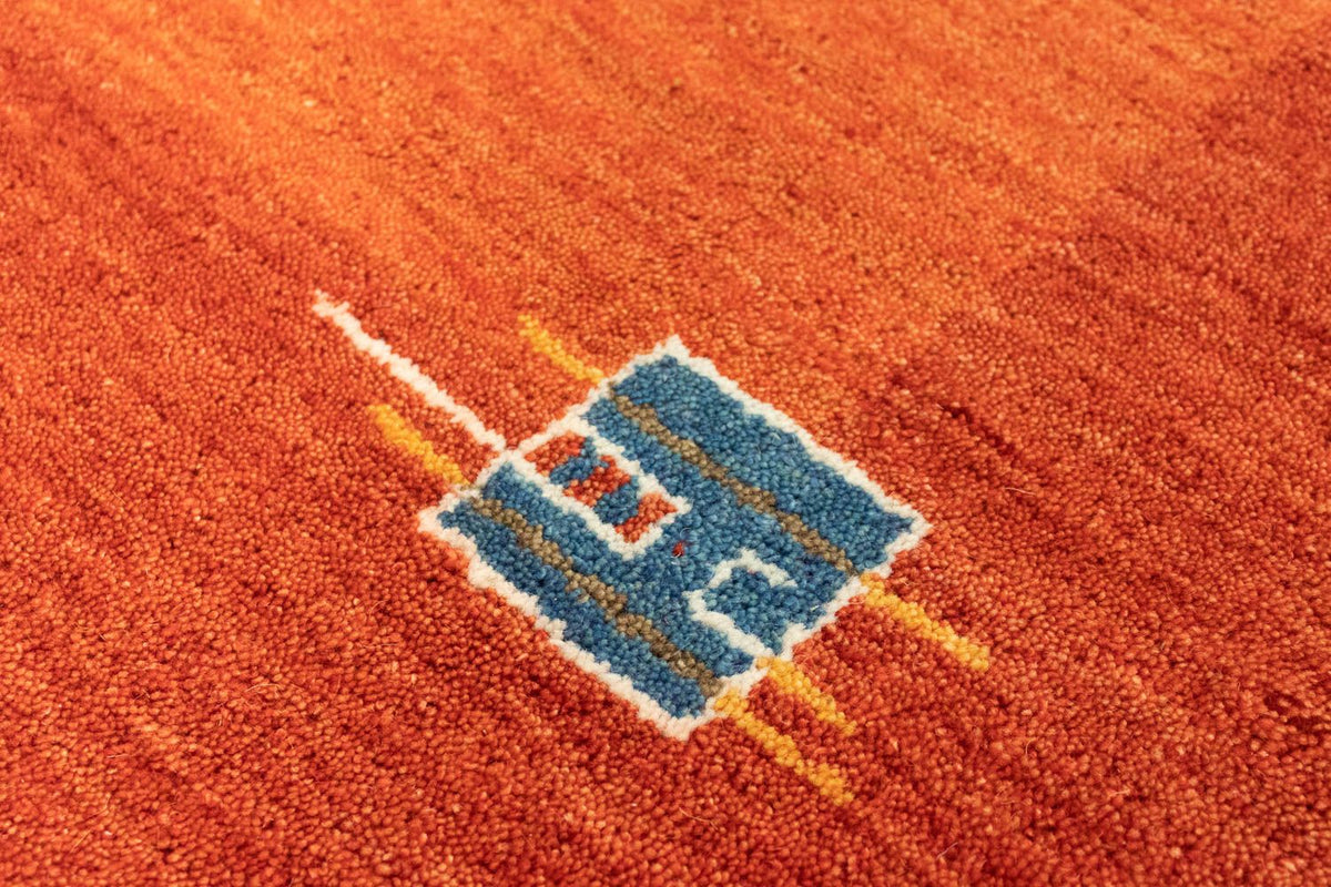 Biegacz Dywan Gabbeh - Indus - 200 x 80 cm - czerwony