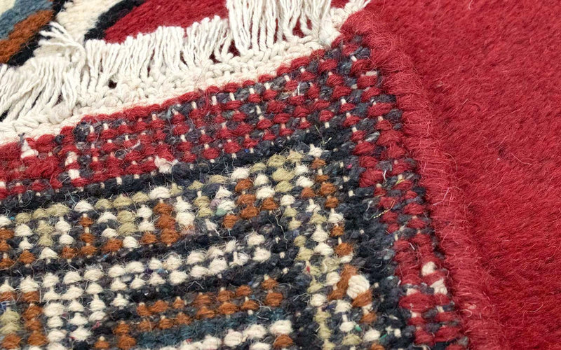 Dywan orientalny - 90 x 60 cm - czerwony