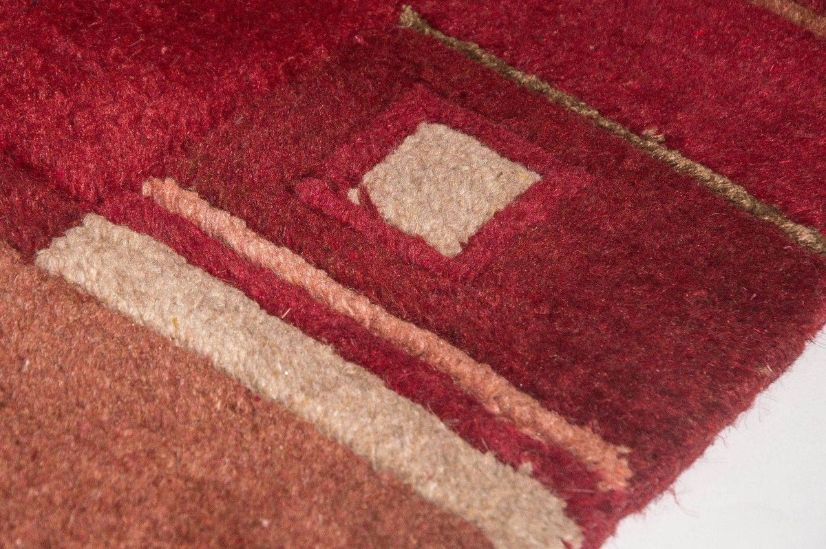 Dywan z Nepalu - 140 x 70 cm - czerwony