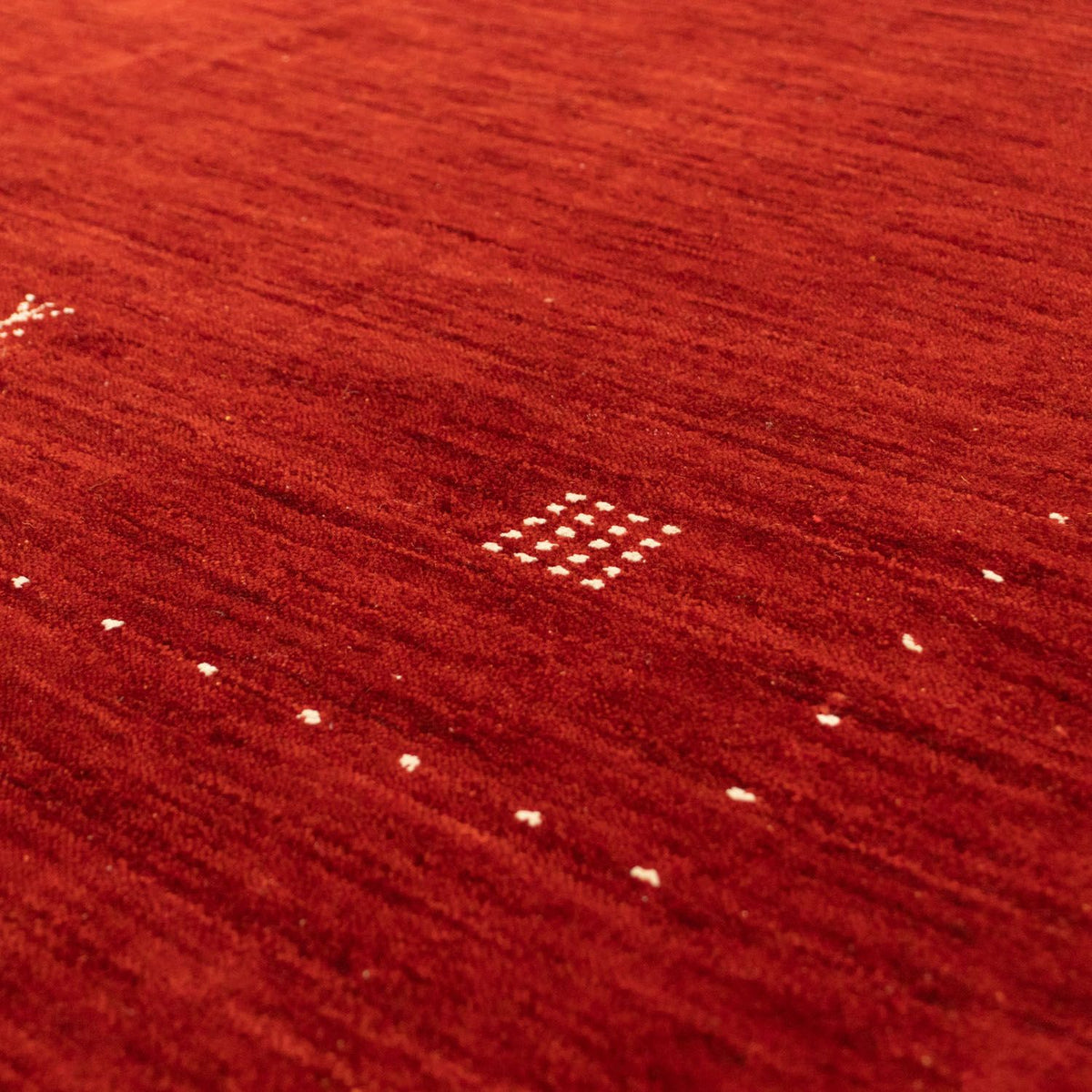 Dywan Gabbeh - Miękki - 180 x 120 cm - czerwony