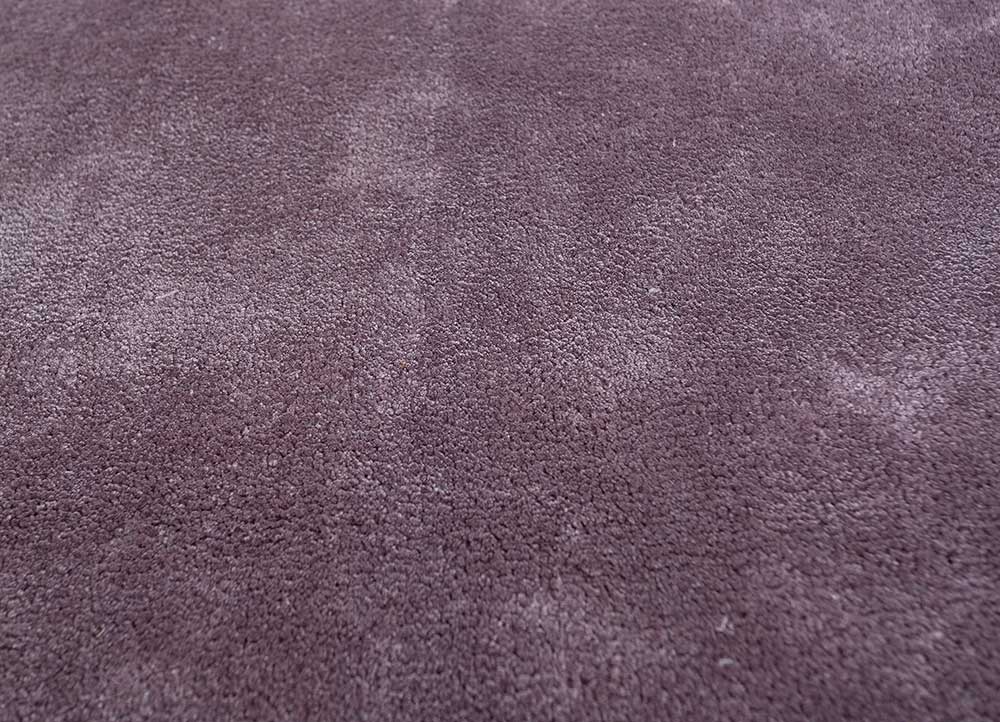 Designerski dywan okrągły  - 180 x 180 cm - fioletowy