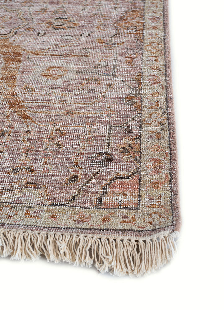 Biegacz Dywan wełniany - 240 x 75 cm - pomarańczowy