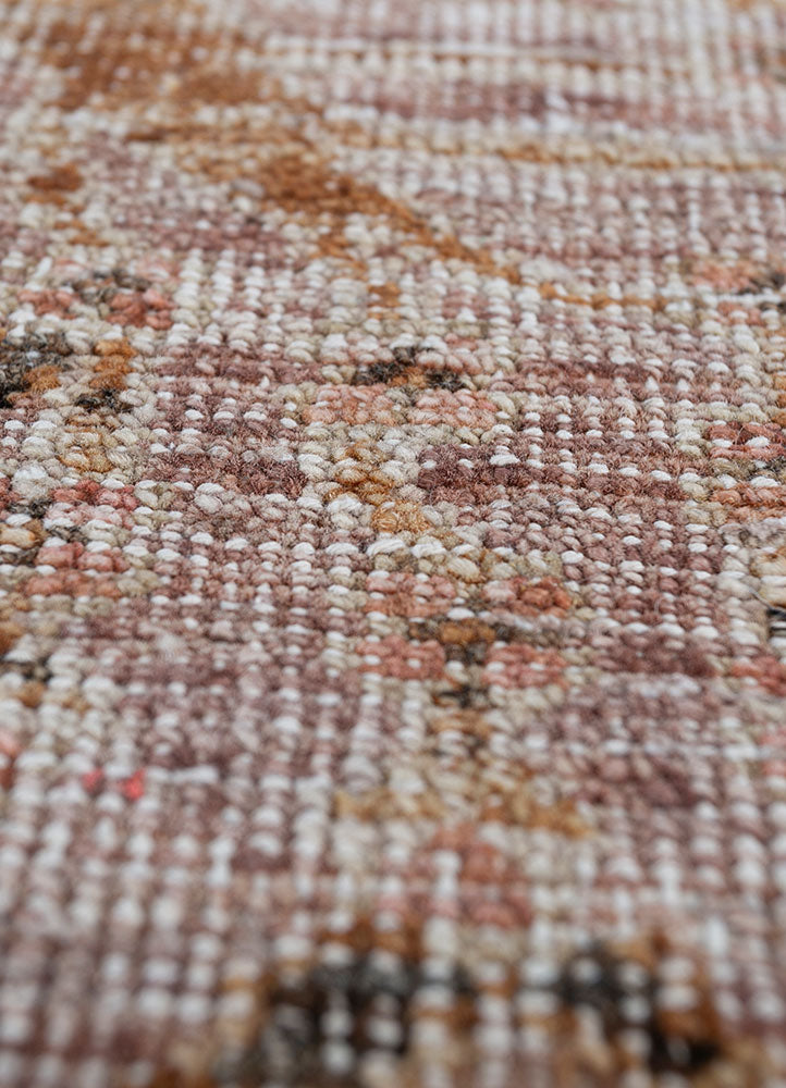 Biegacz Dywan wełniany - 240 x 75 cm - pomarańczowy