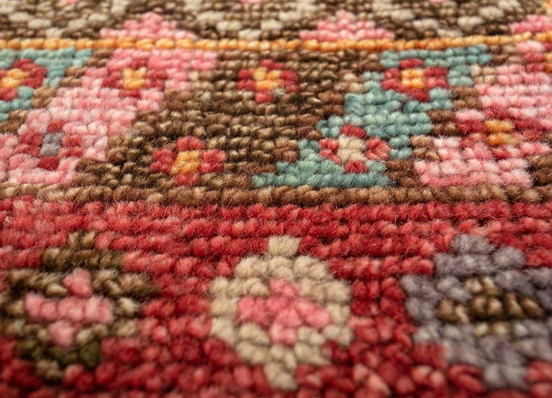 Biegacz Dywan wełniany - 360 x 90 cm - pomarańczowy