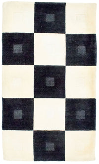 Dywan wełniany - 150 x 90 cm - wielokolorowy