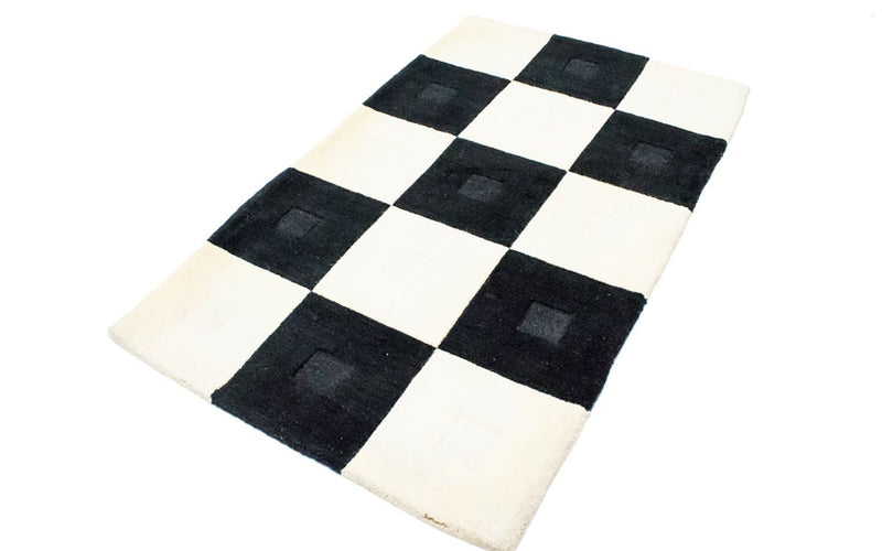 Dywan wełniany - 150 x 90 cm - wielokolorowy