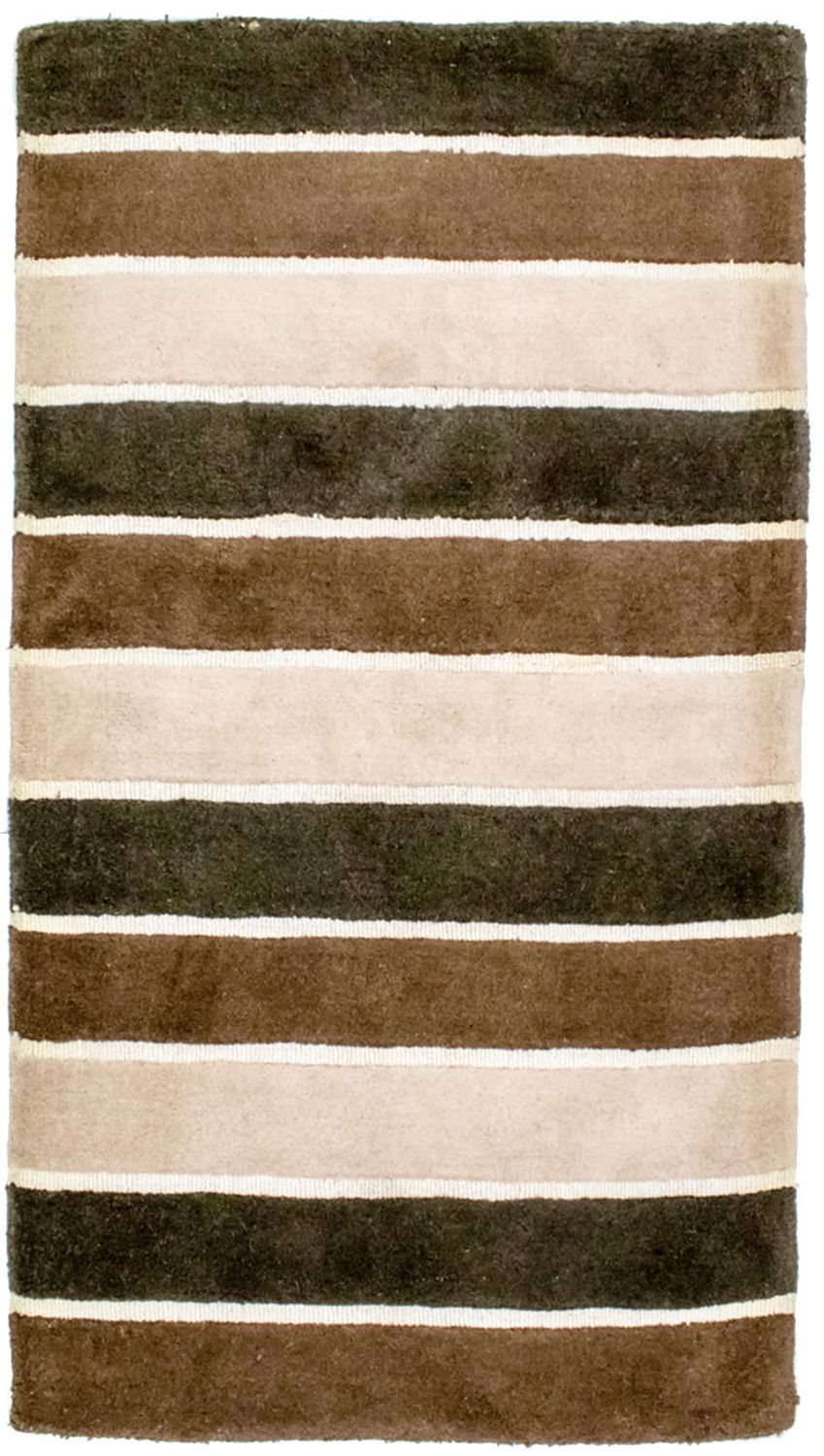 Dywan wełniany - 148 x 85 cm - wielokolorowy