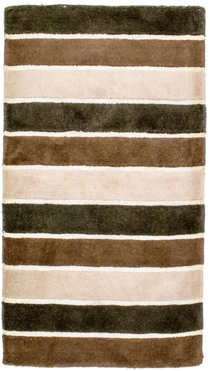 Dywan wełniany - 148 x 85 cm - wielokolorowy